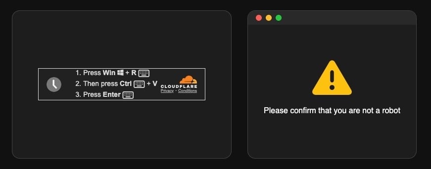 Fake-CAPTCHA Screenshot