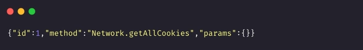 Chrome-DevTools Command to fetch all cookies