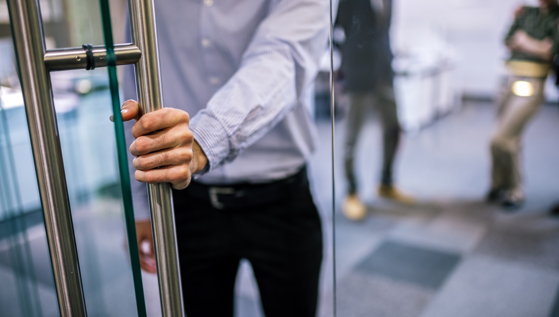 Man_opens_door