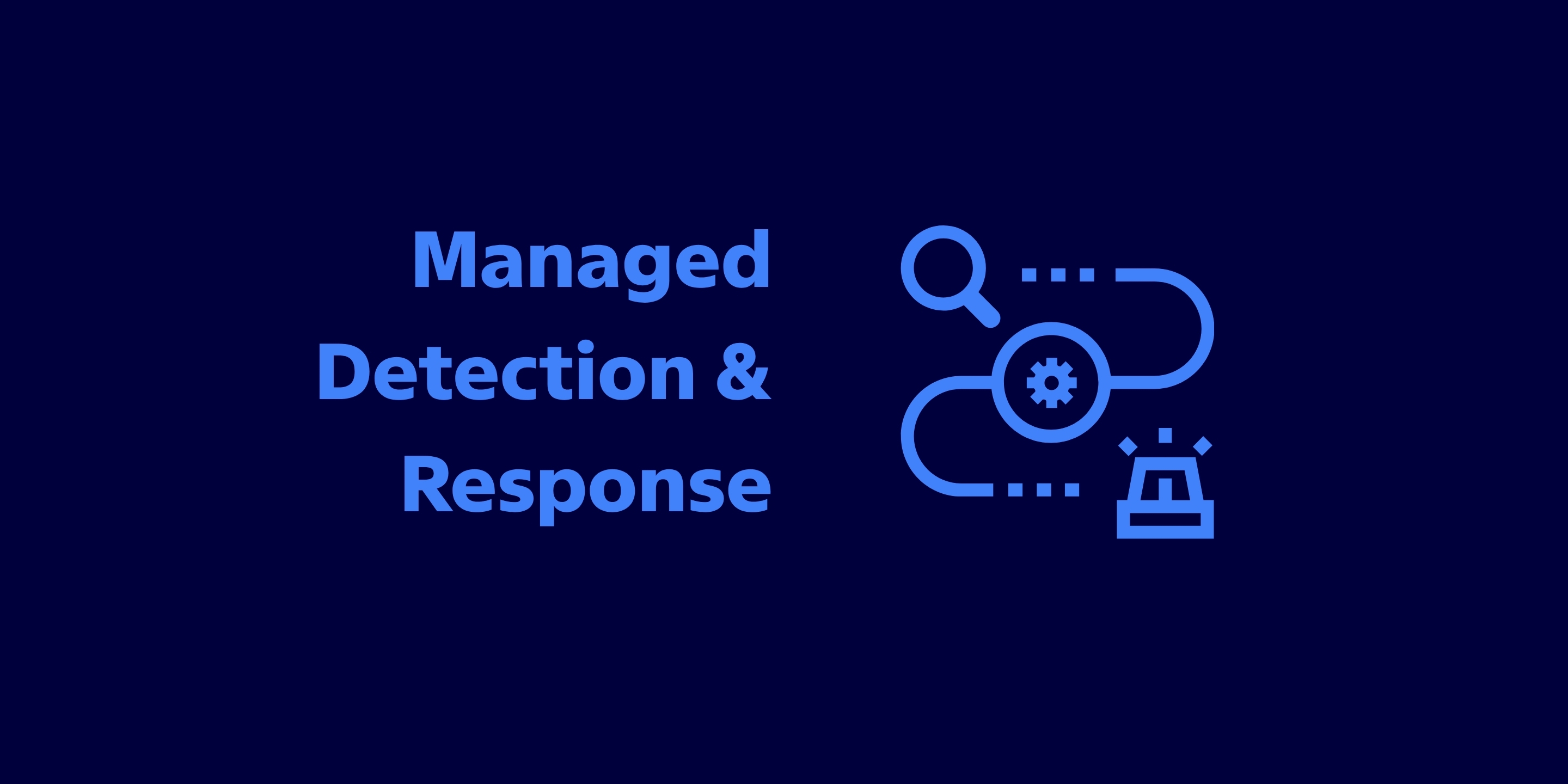 Icon symbolizing managed detection and response